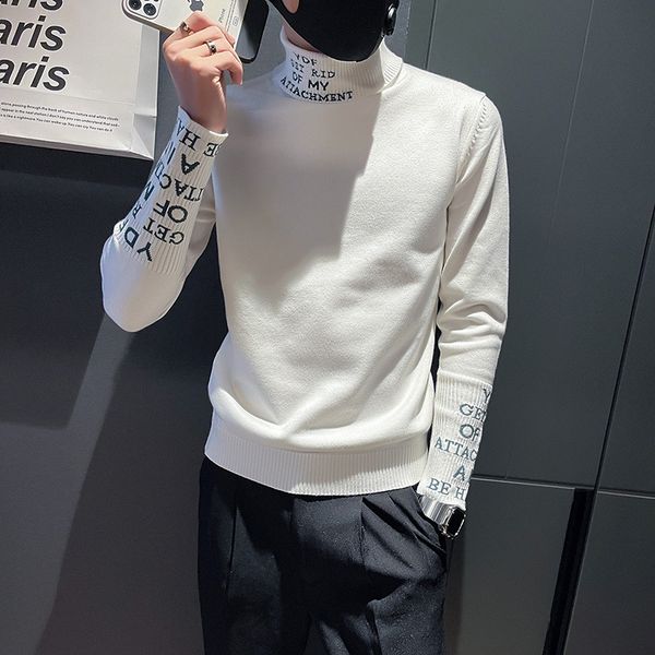 brand clothes winter men turtleneck pullover sweater fashion thick and warm bottoming knit shirt male slim fit sweaters3xl 220822, White;black
brand clothes winter men turtleneck pullover sweater fashion thick and warm bottoming knit shirt male slim fit sweaters3xl 220822, White;black