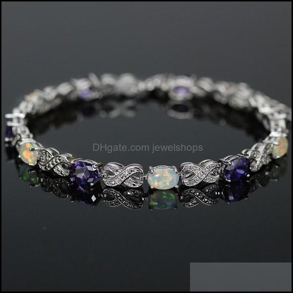sz0005 trendy fire opal gem purple stone bracelets for women e jewelshops dhcud, Golden;silver
sz0005 trendy fire opal gem purple stone bracelets for women e jewelshops dhcud, Golden;silver