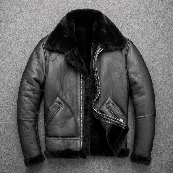 guseemio men's sheep shearling lambskin warm jacket original male fur double faced fur genuine leather jacket 220819, Black;brown
guseemio men's sheep shearling lambskin warm jacket original male fur double faced fur genuine leather jacket 220819, Black;brown