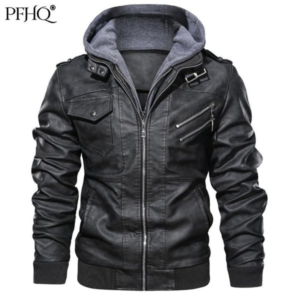 pfhq hooded zipper decoration stitching plus velvet thick casual pu leather jacket autumn winter fashion men's coat 21b9973 220822, Black
pfhq hooded zipper decoration stitching plus velvet thick casual pu leather jacket autumn winter fashion men's coat 21b9973 220822, Black