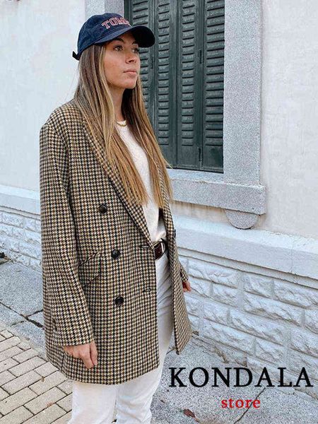 kondala 2022 plaid tweed blazer office wear nortched long sleeves single breasted pocket outfit female jacket blazer feminino j220813, White;black
kondala 2022 plaid tweed blazer office wear nortched long sleeves single breasted pocket outfit female jacket blazer feminino j220813, White;black