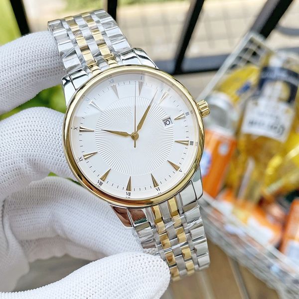 mens automatic mechanical movement 40mm watch white dial, Slivery;brown
mens automatic mechanical movement 40mm watch white dial, Slivery;brown