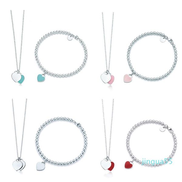 fashion 100% 925 sterling silver fashion classic love necklace bracelet set multicolor optional woman jewelry283s
fashion 100% 925 sterling silver fashion classic love necklace bracelet set multicolor optional woman jewelry283s
