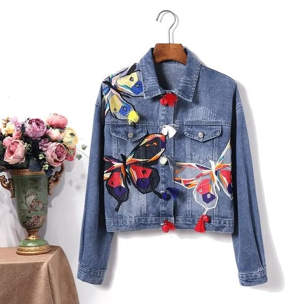 womens jackets denim jacket womens short loose windbreaker 2022 women denim coat korean single-breasted embroidered butterfly denim 220829, Black;brown
womens jackets denim jacket womens short loose windbreaker 2022 women denim coat korean single-breasted embroidered butterfly denim 220829, Black;brown