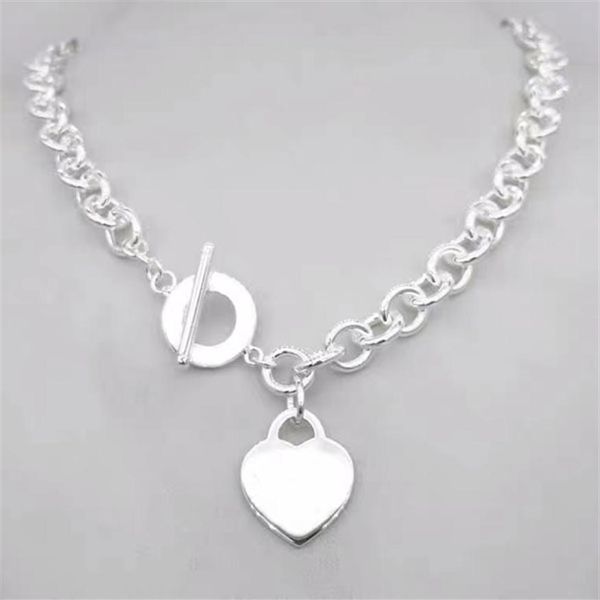 forever heart pendant ot buckle love necklace for womens and mans silver plating thick chain necklaces jewerly designer link chain235o
forever heart pendant ot buckle love necklace for womens and mans silver plating thick chain necklaces jewerly designer link chain235o