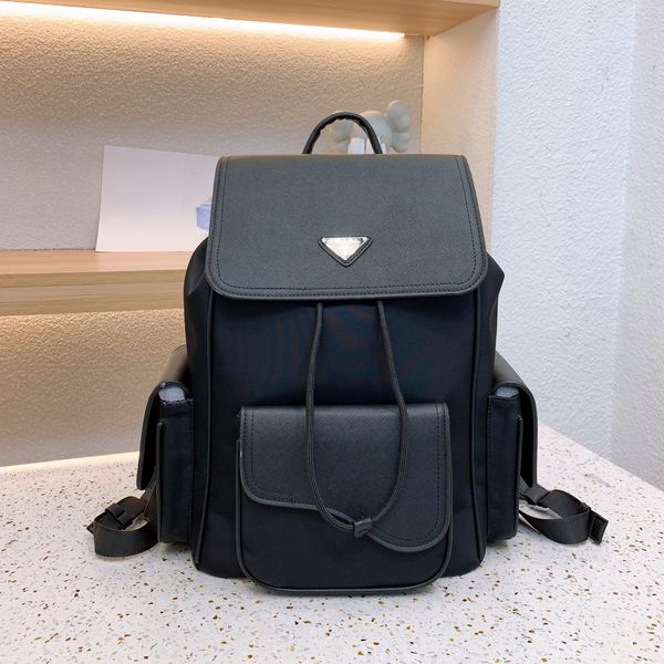 designer mens backpacks saffiano canvas stitching large capacity multi-pocket computer bag
designer mens backpacks saffiano canvas stitching large capacity multi-pocket computer bag