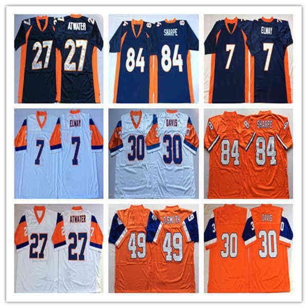 men vintage ncaa john elway steve atwater terrell davis shannon sharpe karl mecklenburg dennis smith football stitched jersey blue orange, Black
men vintage ncaa john elway steve atwater terrell davis shannon sharpe karl mecklenburg dennis smith football stitched jersey blue orange, Black