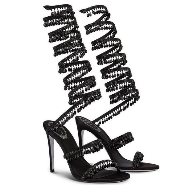 rene caovilla 10cm stiletto high heel sandals crystal karung open toe snakelike twining rhinestone sandals women black nude cleo embellished
rene caovilla 10cm stiletto high heel sandals crystal karung open toe snakelike twining rhinestone sandals women black nude cleo embellished