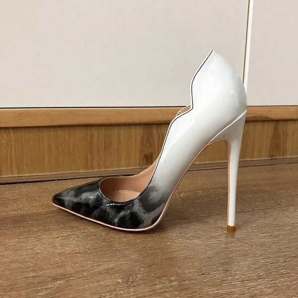 2023 new women red bottom shoes gradient white leopard print stiletto heel woman v cut wave pointed toe summer red sole sandals high heels l, Black
2023 new women red bottom shoes gradient white leopard print stiletto heel woman v cut wave pointed toe summer red sole sandals high heels l, Black