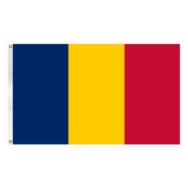 chad flag 90x150 cm factory supply premium polyester country national banner with brass grommets
chad flag 90x150 cm factory supply premium polyester country national banner with brass grommets