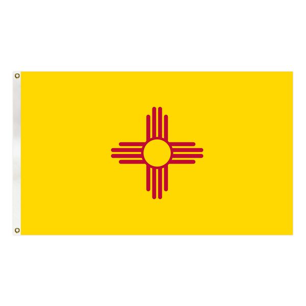 usa new mexico state flag america banner 3x5 ft polyester hipping with brass grommets for indoor outdoor decoration
usa new mexico state flag america banner 3x5 ft polyester hipping with brass grommets for indoor outdoor decoration