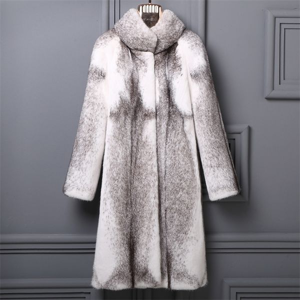 womens fur faux womens natural whole mink fur coat female cross outewear coats long style stand collar overcoat jackets 220829, Black
womens fur faux womens natural whole mink fur coat female cross outewear coats long style stand collar overcoat jackets 220829, Black