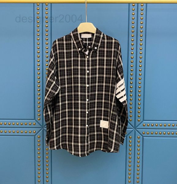 casual dresses designer plaid shirt early autumn new tb four bar contrast ribbon college style lovers long sleeve cardigan casual loose cep4, Black;gray
casual dresses designer plaid shirt early autumn new tb four bar contrast ribbon college style lovers long sleeve cardigan casual loose cep4, Black;gray