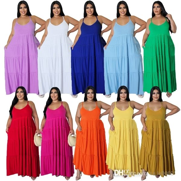 l-5xl plus size maxi dresses designer women clothing suspender long sundress wedding dress party nightclub, Black
l-5xl plus size maxi dresses designer women clothing suspender long sundress wedding dress party nightclub, Black
