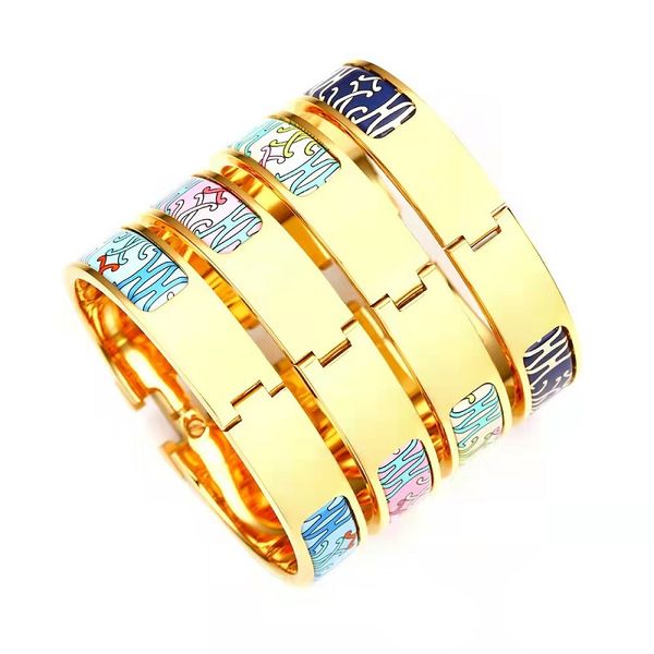 high end luxury jewelry bracelet bangle titanium steel women classic girls designer 22mm h, Black
high end luxury jewelry bracelet bangle titanium steel women classic girls designer 22mm h, Black