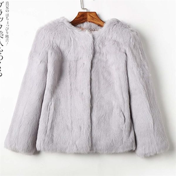 womens fur faux winter fashion real full pelt rabbit coat 100% solid jacket warm soft smooth women christmas dress 220829, Black
womens fur faux winter fashion real full pelt rabbit coat 100% solid jacket warm soft smooth women christmas dress 220829, Black