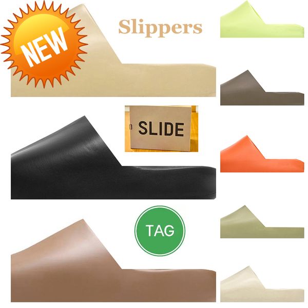with box slippers designer slides for mens womens slide sandals desert sand earth brown bone glow green resin mineral blue slide trainers, Black
with box slippers designer slides for mens womens slide sandals desert sand earth brown bone glow green resin mineral blue slide trainers, Black