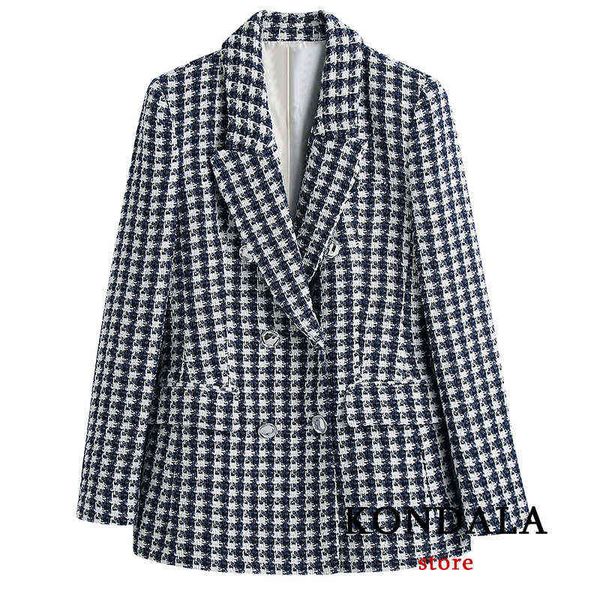 kondala za fashion women blazer plaid office lady bags oversized long jackets women vintage loose blazer female chic j220813, White;black
kondala za fashion women blazer plaid office lady bags oversized long jackets women vintage loose blazer female chic j220813, White;black