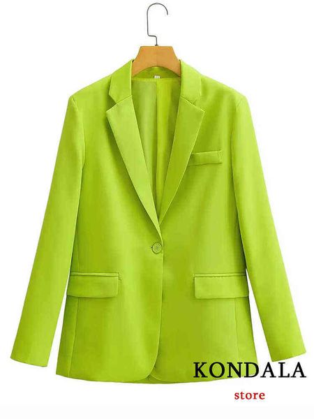 kondala office lady solid tl green women v neck oversized blazer single button jackets fashion 2022 pockets blazer j220813, White;black
kondala office lady solid tl green women v neck oversized blazer single button jackets fashion 2022 pockets blazer j220813, White;black