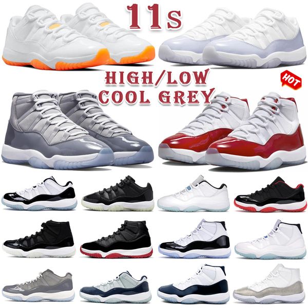 11 11s basketball shoes sneakers high low shoe cherry cool grey concord men women sports trainers, Black
11 11s basketball shoes sneakers high low shoe cherry cool grey concord men women sports trainers, Black