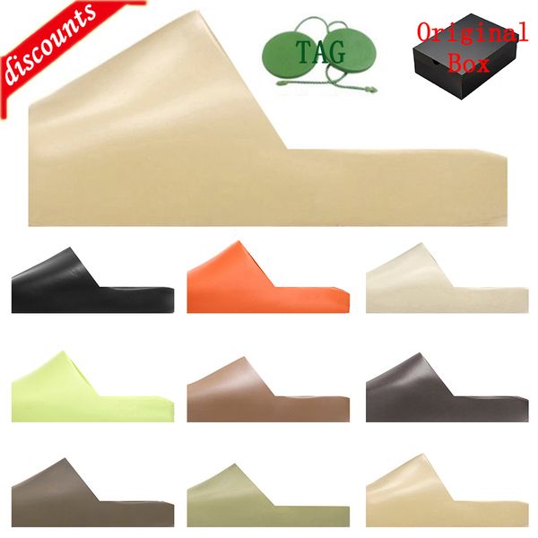2023 with box slides slippers designer slide sandals men women desert sand earth brown glow green bone core orange resin trainers sneakers s, Black
2023 with box slides slippers designer slide sandals men women desert sand earth brown glow green bone core orange resin trainers sneakers s, Black