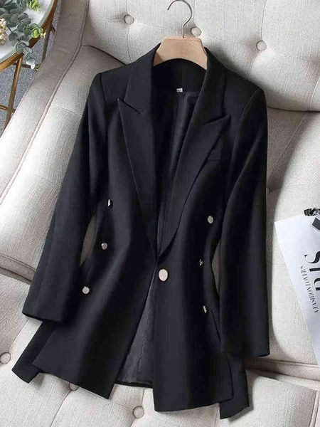 casual women kaki black blazer 2022 autumn new korean style women blazers long sleeve jacket vintage suit jackets j220813, White;black
casual women kaki black blazer 2022 autumn new korean style women blazers long sleeve jacket vintage suit jackets j220813, White;black
