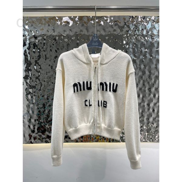 women's hoodies & sweatshirts designer 22fw autumn winter new zipper knitted sweater cardigan classic jacquard letter hooded age reduci, Black
women's hoodies & sweatshirts designer 22fw autumn winter new zipper knitted sweater cardigan classic jacquard letter hooded age reduci, Black