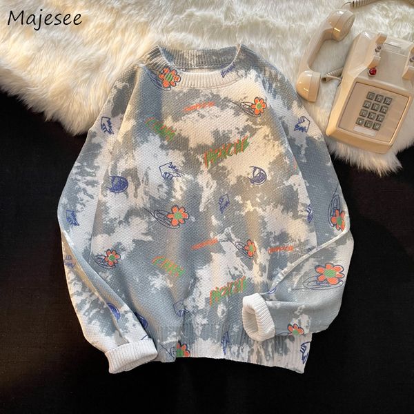 tiedye printed pullovers men autumn winter baggy high street handsome knitwear couples harajuku round neck sweaters chic retro 220822, White;black
tiedye printed pullovers men autumn winter baggy high street handsome knitwear couples harajuku round neck sweaters chic retro 220822, White;black