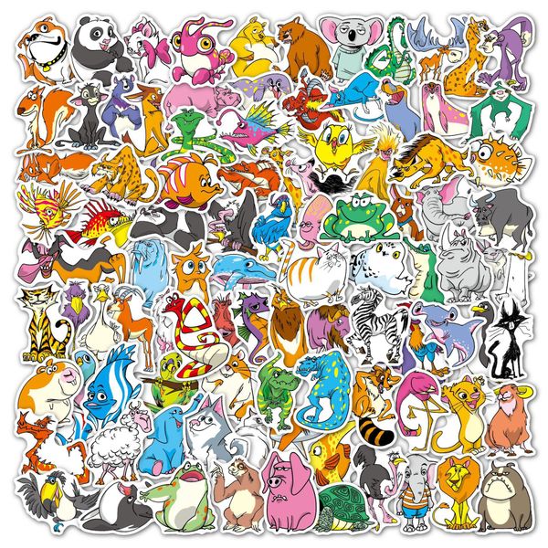 100pcs wholesale animals stickers graffiti pack for luggage kids toys water bottle
100pcs wholesale animals stickers graffiti pack for luggage kids toys water bottle