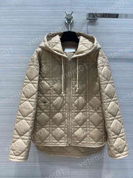 women thin cotton jackets fashion brand puffer coats 2022aw hooded coat checkered decorative autumn thickening warm couple jacket, Black
women thin cotton jackets fashion brand puffer coats 2022aw hooded coat checkered decorative autumn thickening warm couple jacket, Black