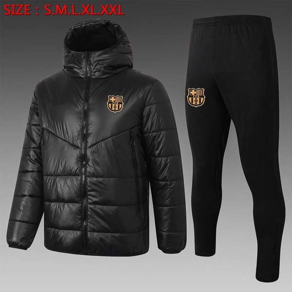 2022 football tracksuit set designer suits training wear long sleeve cotton coat soccer coat factory suit black gold, Black;blue
2022 football tracksuit set designer suits training wear long sleeve cotton coat soccer coat factory suit black gold, Black;blue
