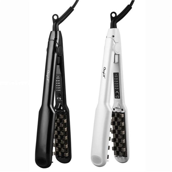 hair volumizing iron 2 in 1 hair straightener curling ceramic crimper corrugated curler flat iron 3d fluffy hair styling tool 53 2275r, Black
hair volumizing iron 2 in 1 hair straightener curling ceramic crimper corrugated curler flat iron 3d fluffy hair styling tool 53 2275r, Black