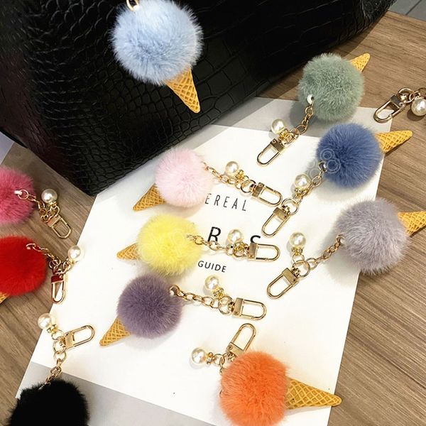 faux fur ice cream pendant keychain cute cartoon keychain plush furry bags hang cone car key chain keyring creative gift, Silver
faux fur ice cream pendant keychain cute cartoon keychain plush furry bags hang cone car key chain keyring creative gift, Silver
