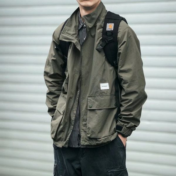 mens streetwear jackets and coats multi pockets hip hop bomber cargo outwear 220822, Black;brown
mens streetwear jackets and coats multi pockets hip hop bomber cargo outwear 220822, Black;brown