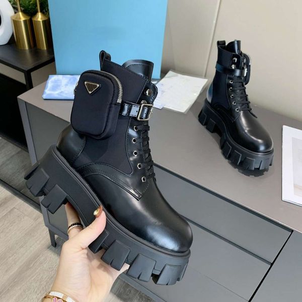winter designer nylon boots leather prad booties women shoes fashion luxury heel boot gfdse, Black
winter designer nylon boots leather prad booties women shoes fashion luxury heel boot gfdse, Black