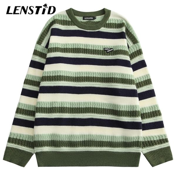lenstid men long sleeve knitted jumper sweaters hip hop striped streetwear harajuku autumn fashion casual pullovers outwear 220819, White;black
lenstid men long sleeve knitted jumper sweaters hip hop striped streetwear harajuku autumn fashion casual pullovers outwear 220819, White;black