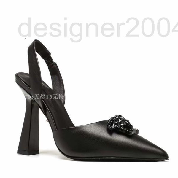 sandals designer high heeled sandals women 2022 medusa summer new fashion pointed toe thin heel baotou leather women's shoes cjo4, Black
sandals designer high heeled sandals women 2022 medusa summer new fashion pointed toe thin heel baotou leather women's shoes cjo4, Black