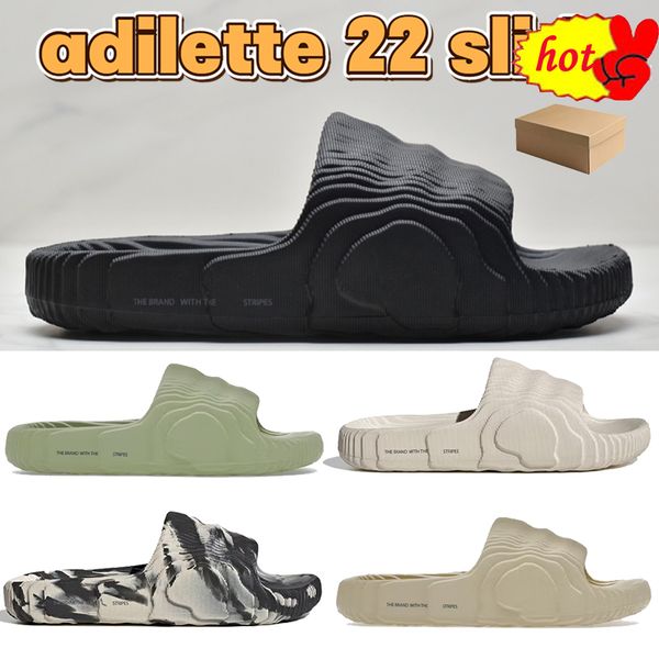 summer 2022 luxury slippers adilette 22 slide beach designer sandals platform men women shoes with box black bone white magic lime st desert
summer 2022 luxury slippers adilette 22 slide beach designer sandals platform men women shoes with box black bone white magic lime st desert