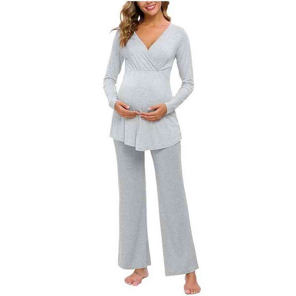 comfatable women fit maternity lounge clothes pregnant women nursing pajamas set long sleeve tshirt and pants pyjama suit j220813, White
comfatable women fit maternity lounge clothes pregnant women nursing pajamas set long sleeve tshirt and pants pyjama suit j220813, White