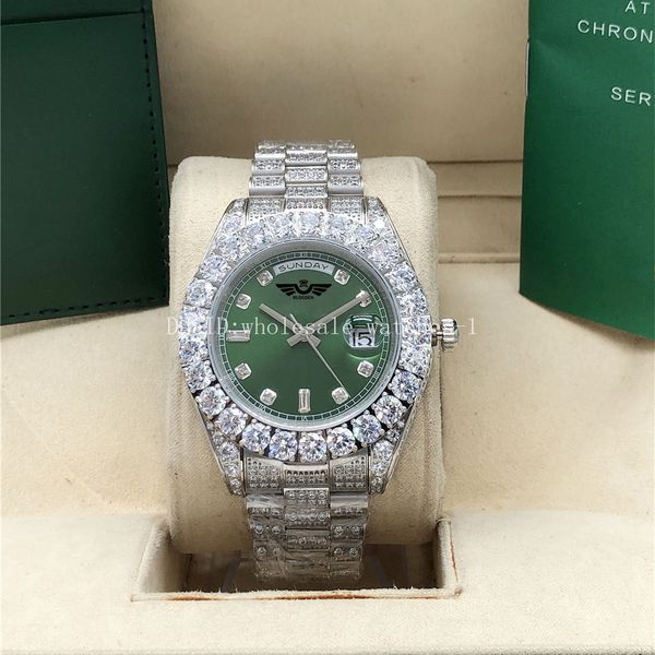diamond watch full green president 128238 43mm automatic 18k white gold men box quality, Slivery;golden
diamond watch full green president 128238 43mm automatic 18k white gold men box quality, Slivery;golden