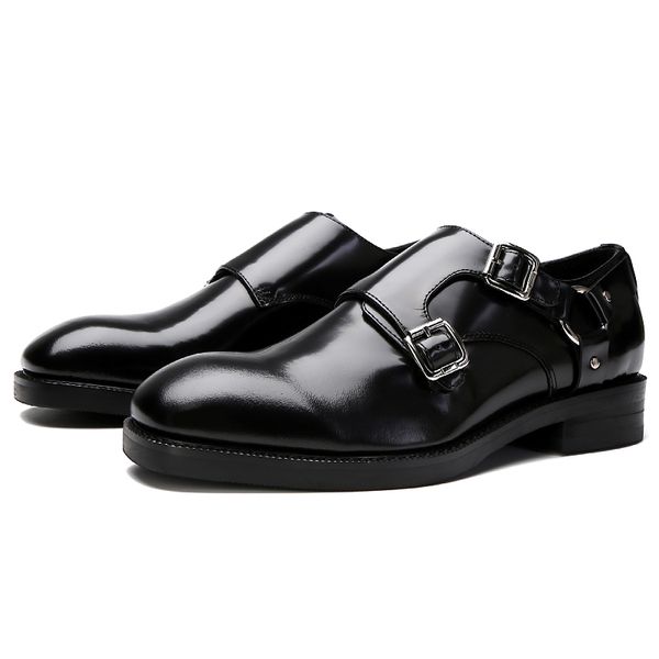 monk strap oxfords full grain leather black formal suit dress shoes british style metal fashion mens flats
monk strap oxfords full grain leather black formal suit dress shoes british style metal fashion mens flats