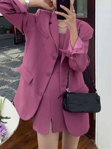 new spring autumn loose women blazer casual notched collar long sleeve female jackets 2022 ladies fashion suit jackets j220813, White;black
new spring autumn loose women blazer casual notched collar long sleeve female jackets 2022 ladies fashion suit jackets j220813, White;black