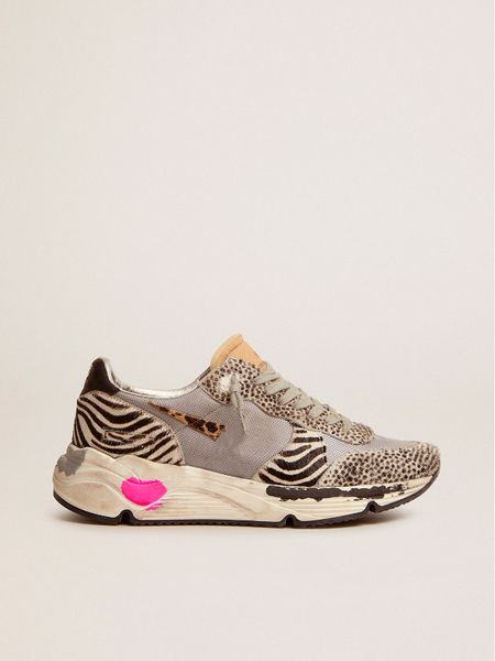 shoe low-italian handmade running sole mesh and animal-print pony leather sneakers, Black
shoe low-italian handmade running sole mesh and animal-print pony leather sneakers, Black
