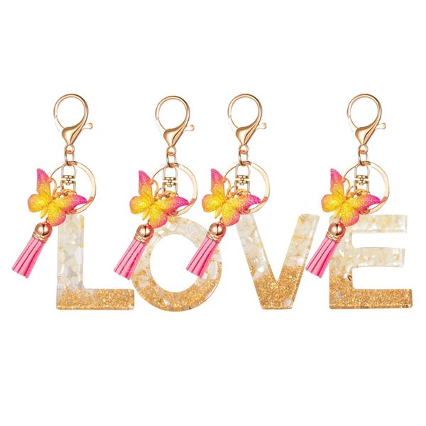 acrylic butterfly 26 letter keychain liquid tassel pendant keyring for alphabet key chains women fashion bag ornament accessory, Silver
acrylic butterfly 26 letter keychain liquid tassel pendant keyring for alphabet key chains women fashion bag ornament accessory, Silver