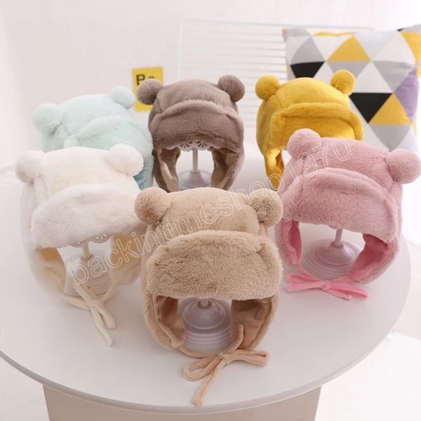 faux fur baby winter hat pom pom cute toddler bonnet warm ears soft baby caps for girls boys fleece lining kids hats 6-24m, Yellow
faux fur baby winter hat pom pom cute toddler bonnet warm ears soft baby caps for girls boys fleece lining kids hats 6-24m, Yellow