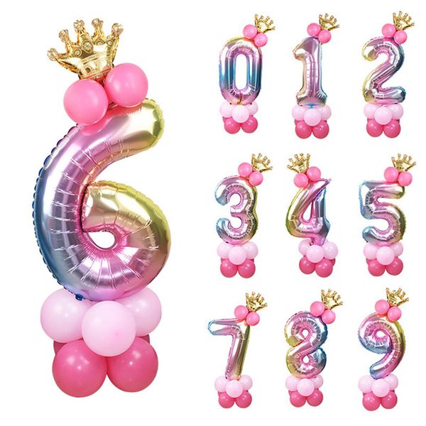 wholesale 10pcs foil balloons rainbow number kids 1st birthday party decorations happy
wholesale 10pcs foil balloons rainbow number kids 1st birthday party decorations happy