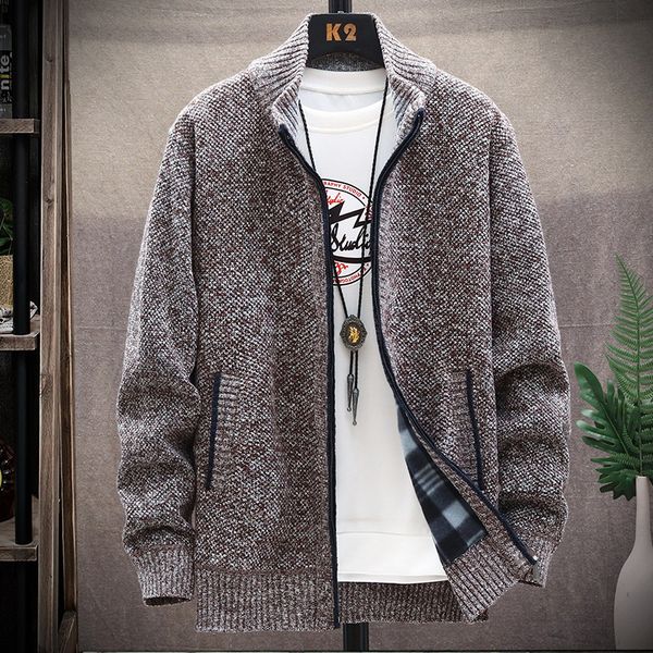 men's jackets autumn winter men's sweater coat faux fur wool sweater jackets men zipper knitted thick coat warm casual knitwear ca, Black;brown
men's jackets autumn winter men's sweater coat faux fur wool sweater jackets men zipper knitted thick coat warm casual knitwear ca, Black;brown