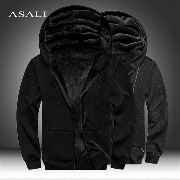 men's hoodies sweatshirts winter thick warm fleece zipper coat sportwear male streetwear 4xl 5xl 220826, Black
men's hoodies sweatshirts winter thick warm fleece zipper coat sportwear male streetwear 4xl 5xl 220826, Black