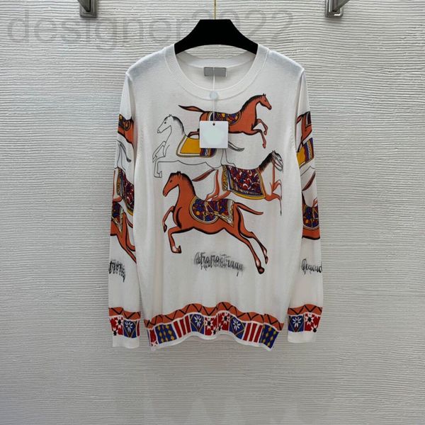 women's sweaters designer 70% wool blend comfortable skin friendly fabric contrast color horse round neck pullover long sleeve knitted, White;black
women's sweaters designer 70% wool blend comfortable skin friendly fabric contrast color horse round neck pullover long sleeve knitted, White;black