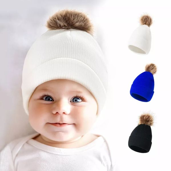 new autumn winter hats boys girls warm children's knitted hat fashion versatile wool ball baby beanie caps 0-2 years old, Blue;gray
new autumn winter hats boys girls warm children's knitted hat fashion versatile wool ball baby beanie caps 0-2 years old, Blue;gray